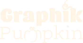 Logo clair "Graphik Pumpkin"