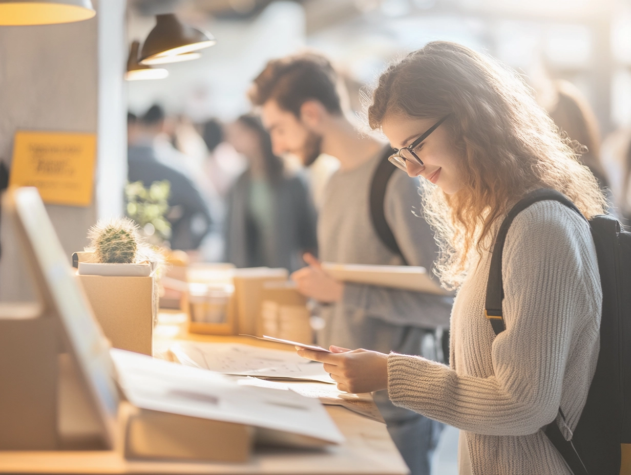 Communication scolaire - l’impact des supports visuels lors d’un salon étudiant